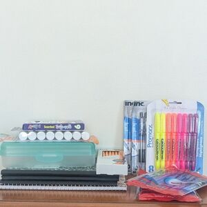 NWT Stationery Essentials Set - Notebooks, Pens, Pencils, And More